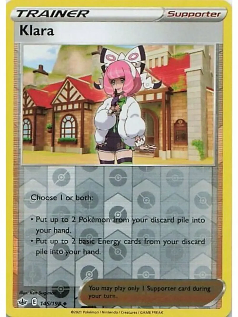 pokemon klara trainer card (Full Art) The item available is listed in the Title Kim  Collector of Cards,